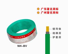 NH-BV带耐火层的珠江电缆家装电线